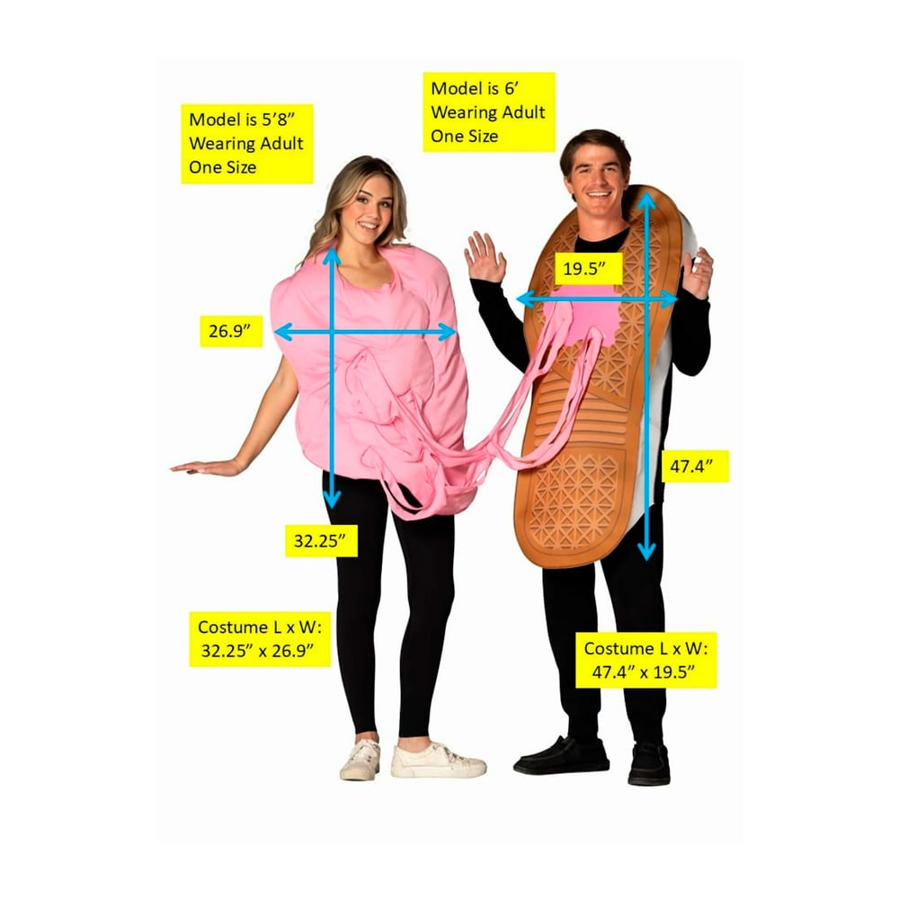 IMPOSTA COSTUMES DISFRAZ ZAPATO Y CHICLE HALLOWEEN - 2