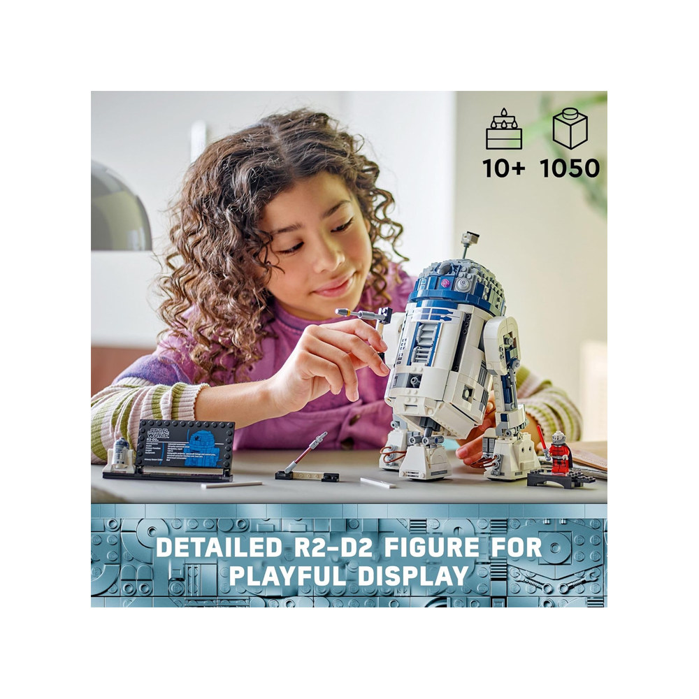 LEGO STAR WARS R2 D2 BRICK BUILT DROID 75379 - 3