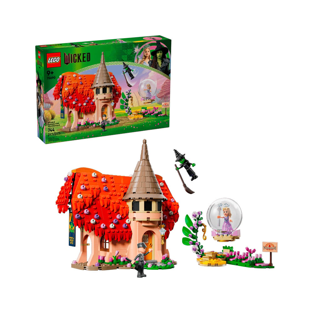 LEGO WICKED GLINDA ELPHABA VISIT MUNCHKINLAND 75690 - 1
