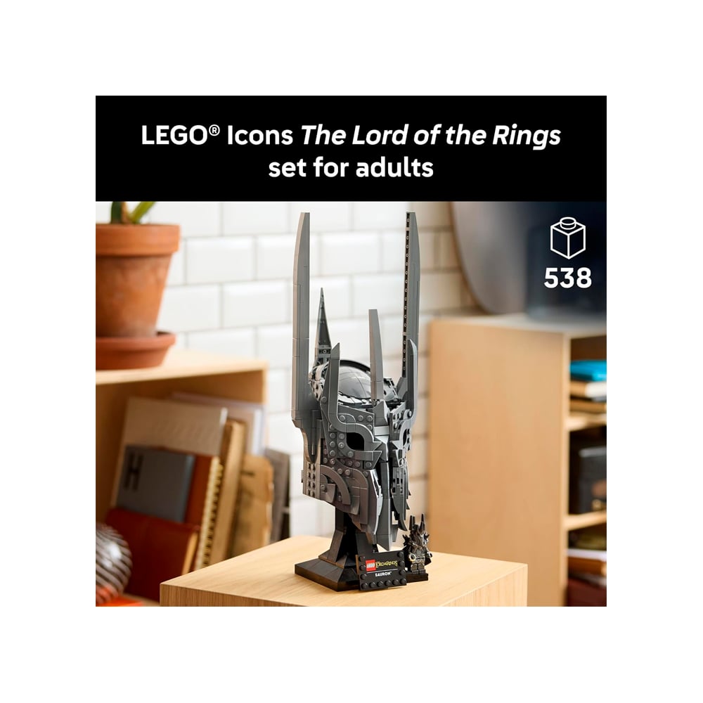 LEGO ICONS THE LORD OF THE RINGS SAURONS HELMET 11373 - 2