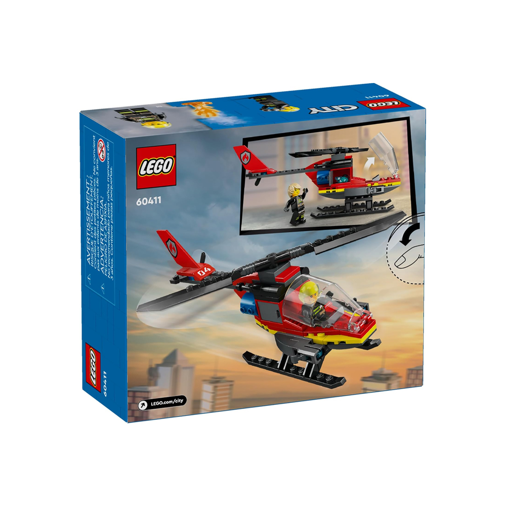 LEGO CITY FIRE RESCUE HELICOPTER 60411 - 6