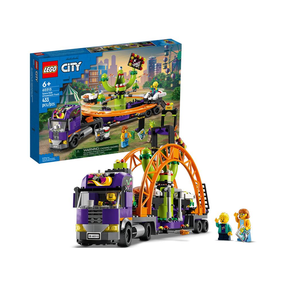 LEGO CITY SPACE RIDE AMUSEMENT TRUCK 60313 - 1