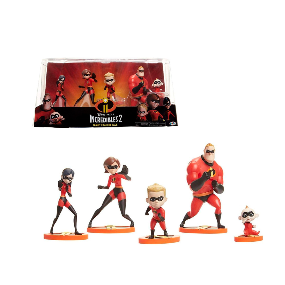 THE INCREDIBLES 2 FAMILY FIGURE SET - 1