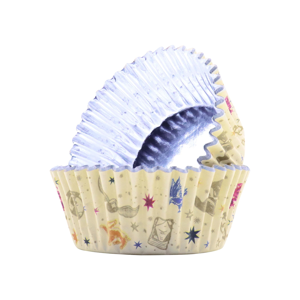 HARRY POTTER FOIL CUPCAKE CASES PACK DE 30 UNIDADES WHITE - 5