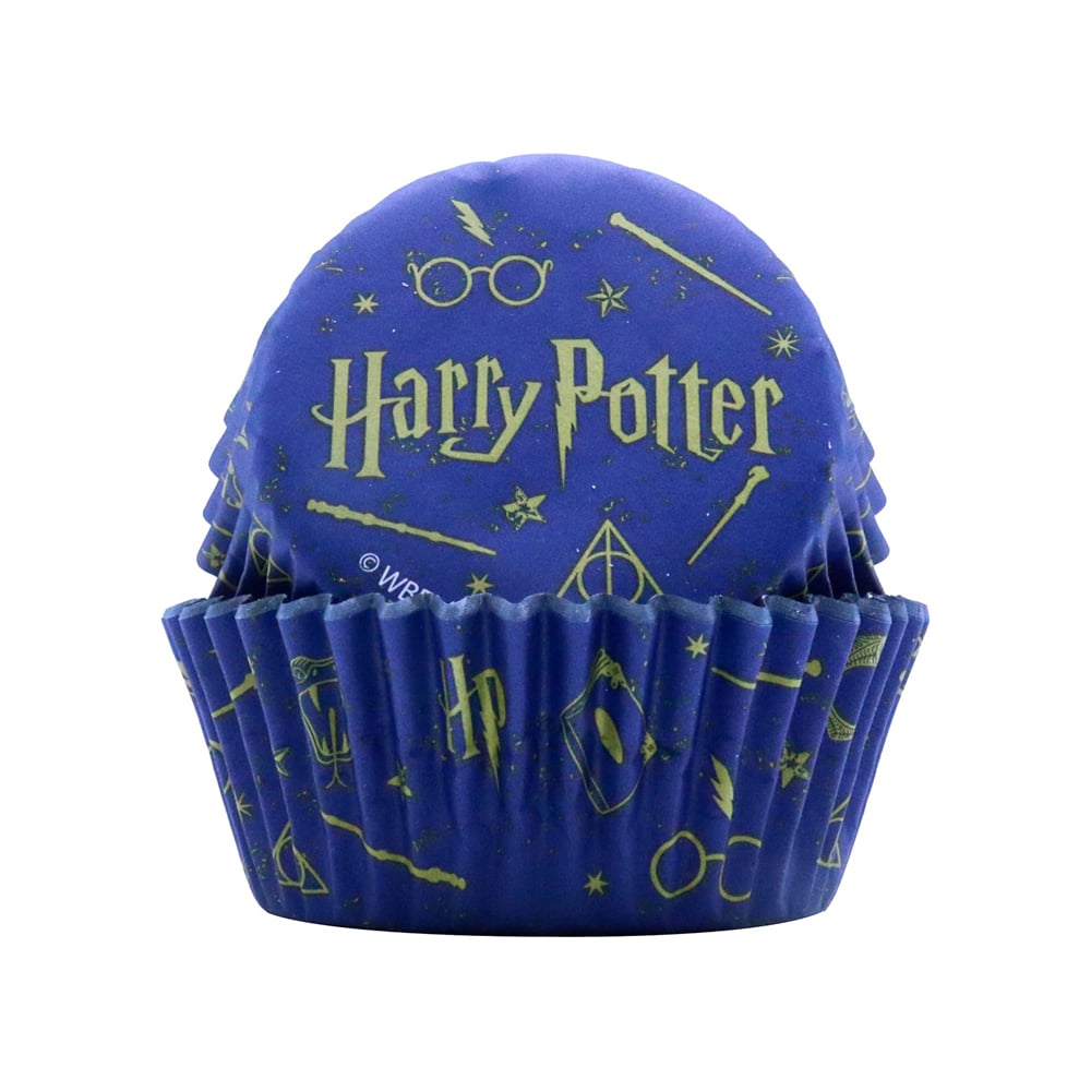 HARRY POTTER FOIL CUPCAKE CASES PACK DE 30 UNIDADES BLUE - 3