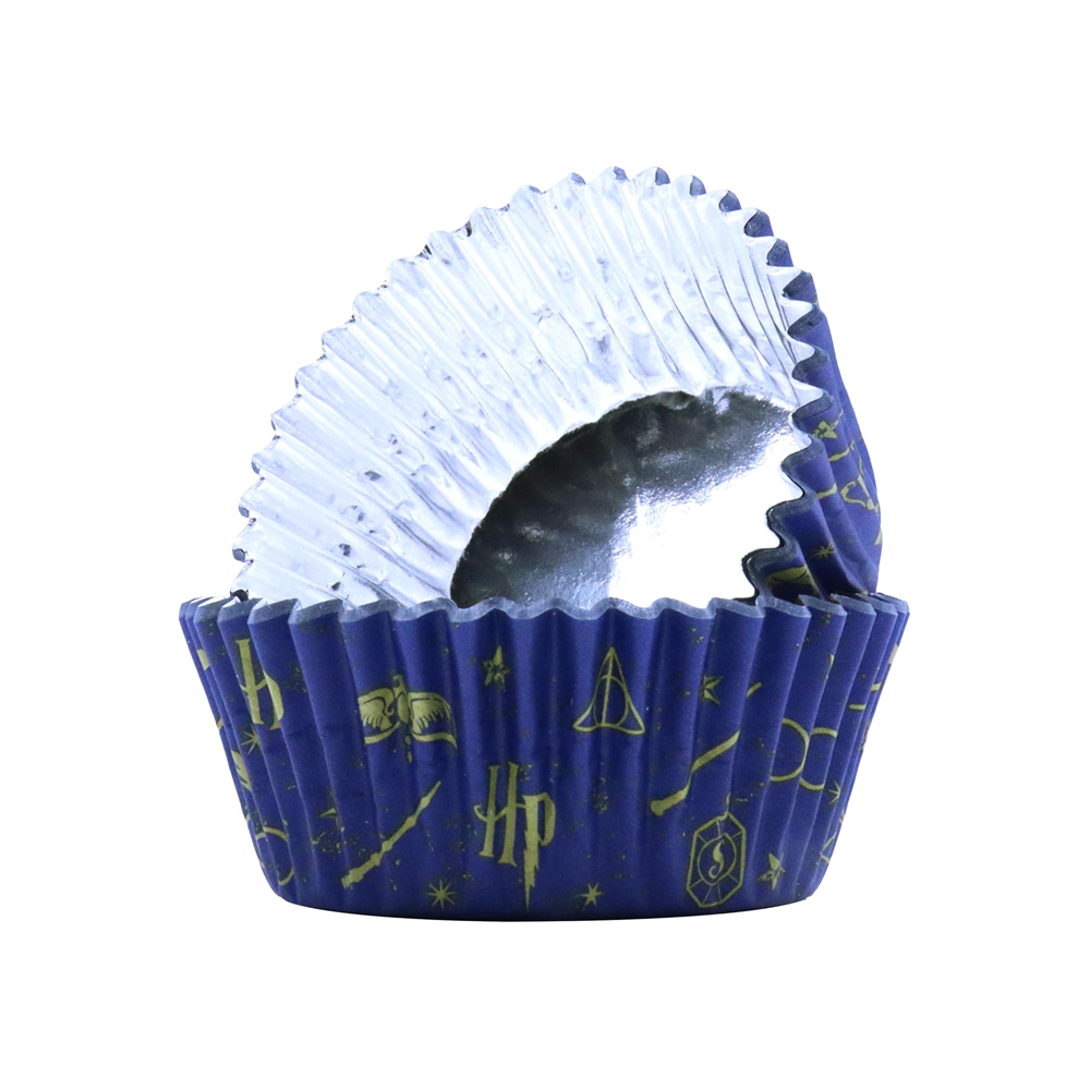 HARRY POTTER FOIL CUPCAKE CASES PACK DE 30 UNIDADES BLUE - 4