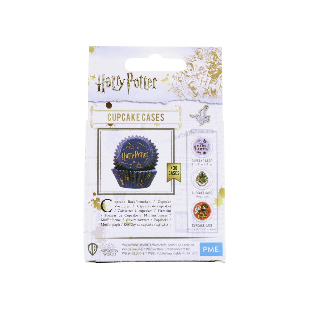 HARRY POTTER FOIL CUPCAKE CASES PACK DE 30 UNIDADES BLUE - 6