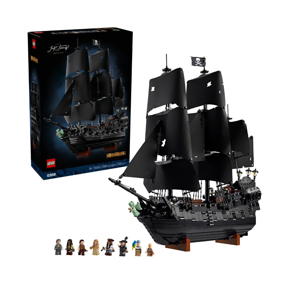 LEGO ICONS BARCO PERLA NEGRA CAPITAN JACK SPARROW 10365 - 1