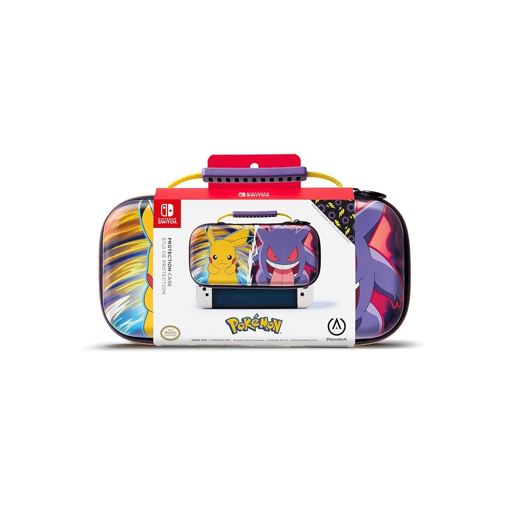 POKEMON PIKACHU GENGAR FUNDA POWERA NINTENDO SWITCH - 1