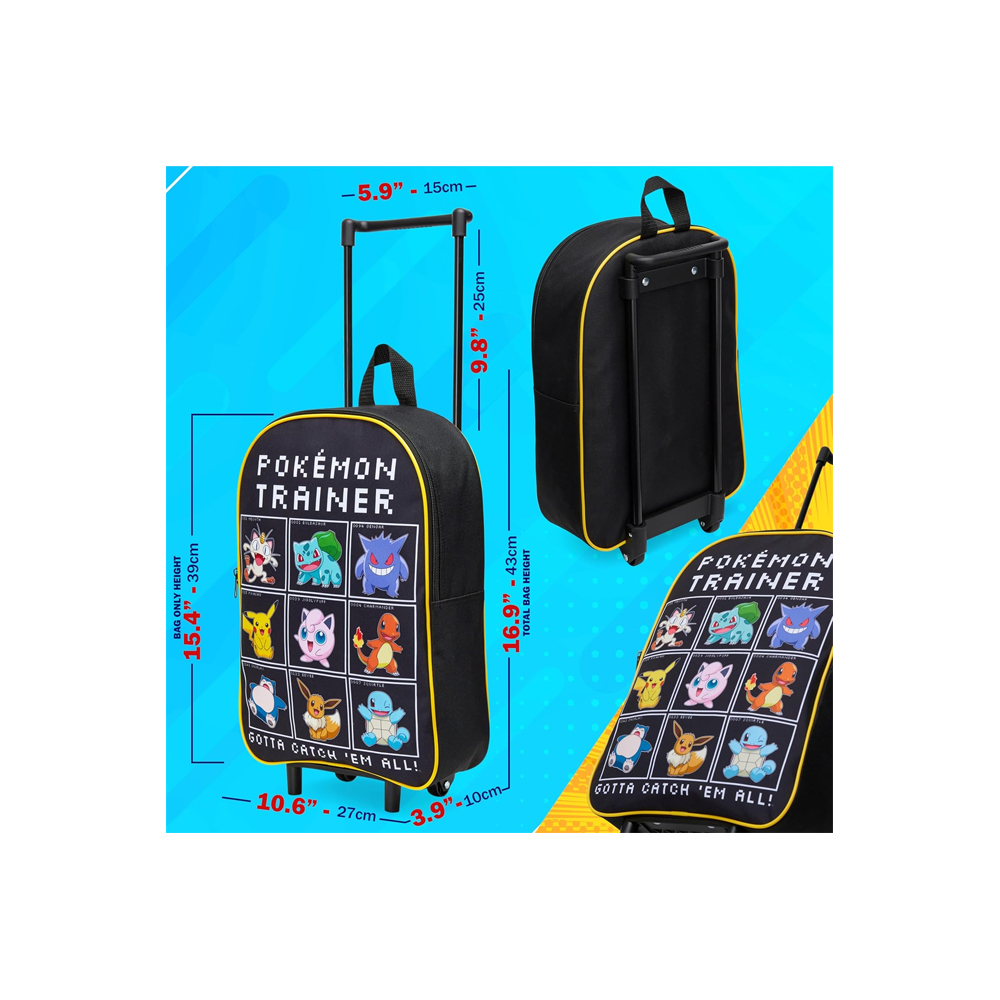 POKEMON MOCHILA CON RUEDAS POKEMON TRAINER - 6