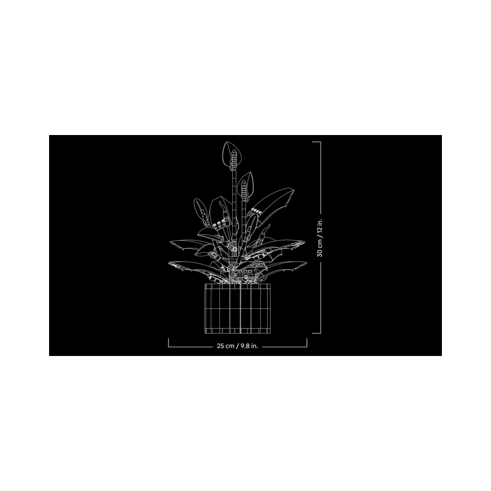LEGO BOTANICALS PEACE LILY FLOWER 11504 - 5