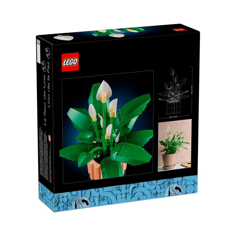 LEGO BOTANICALS PEACE LILY FLOWER 11504 - 6