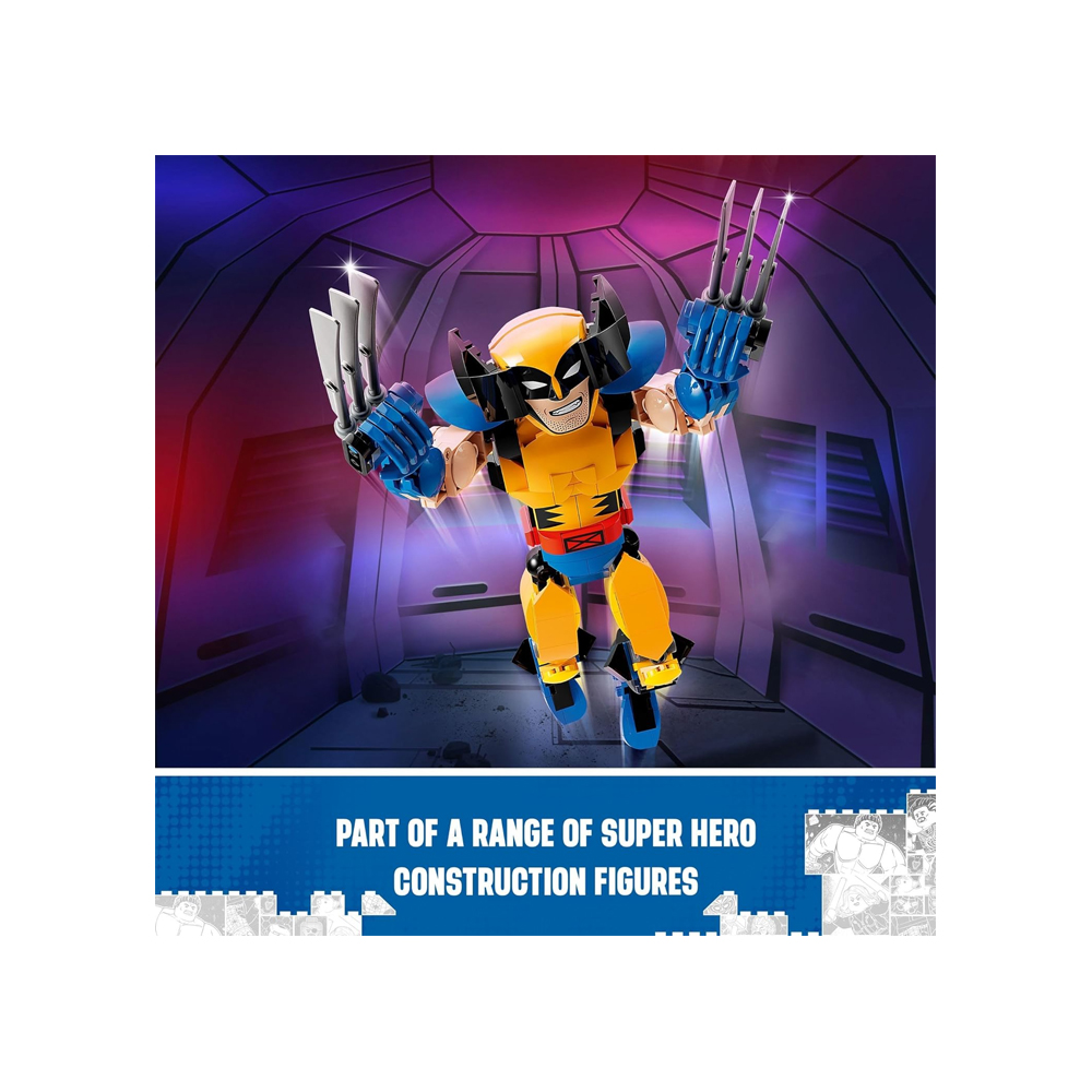 LEGO MARVEL WOLVERINE CONSTRUCTION FIGURE 76257 - 6