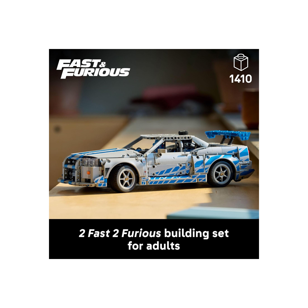 LEGO TECHNIC FAST 2 FURIOUS NISSAN SKYLINE GT R R34 42210 - 2