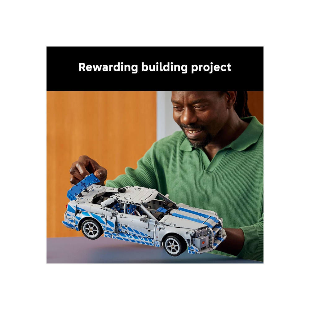 LEGO TECHNIC FAST 2 FURIOUS NISSAN SKYLINE GT R R34 42210 - 3