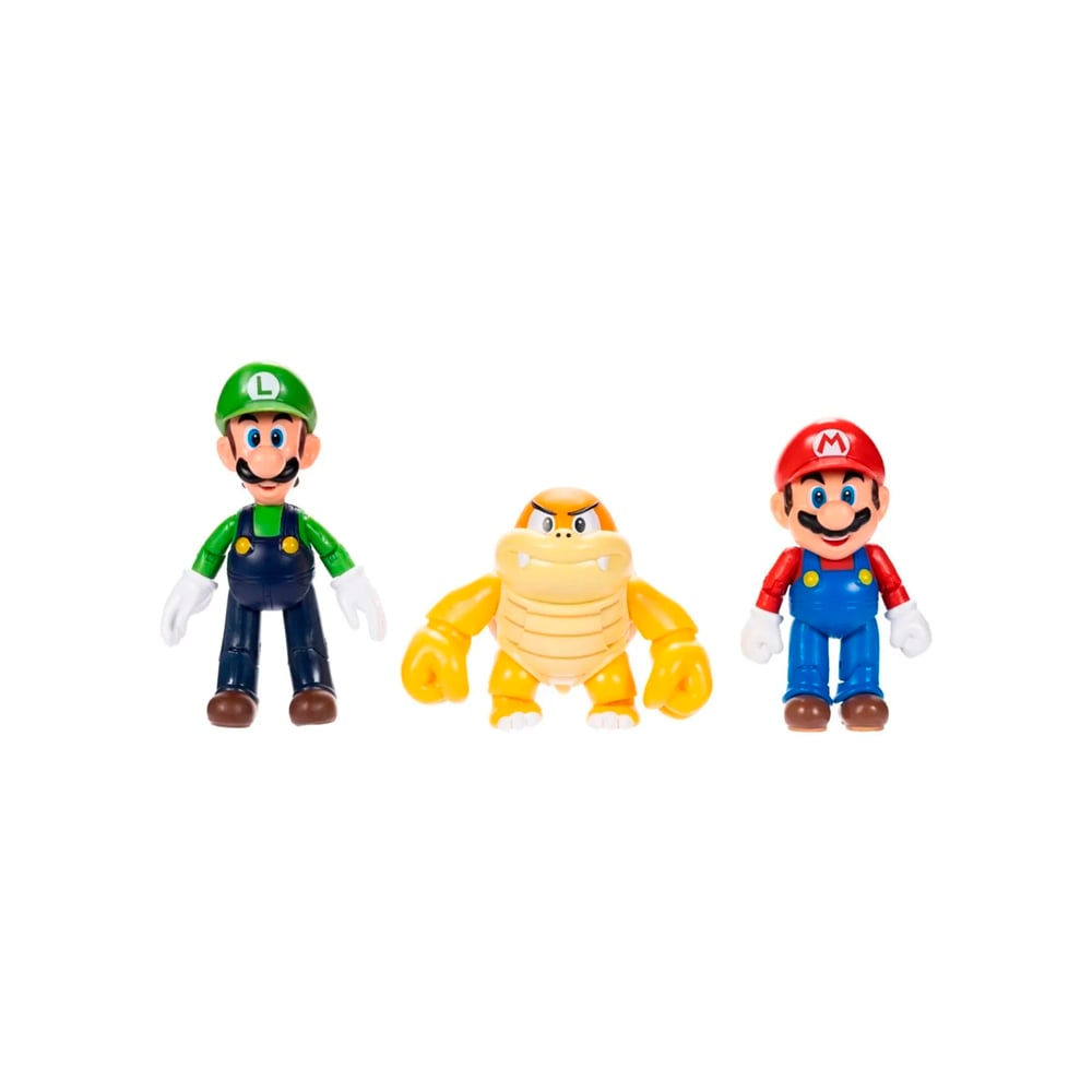 NINTENDO SET DE 3 FIGURAS DE ACCION DE MARIO LUIGI BOOM BOOM - 2