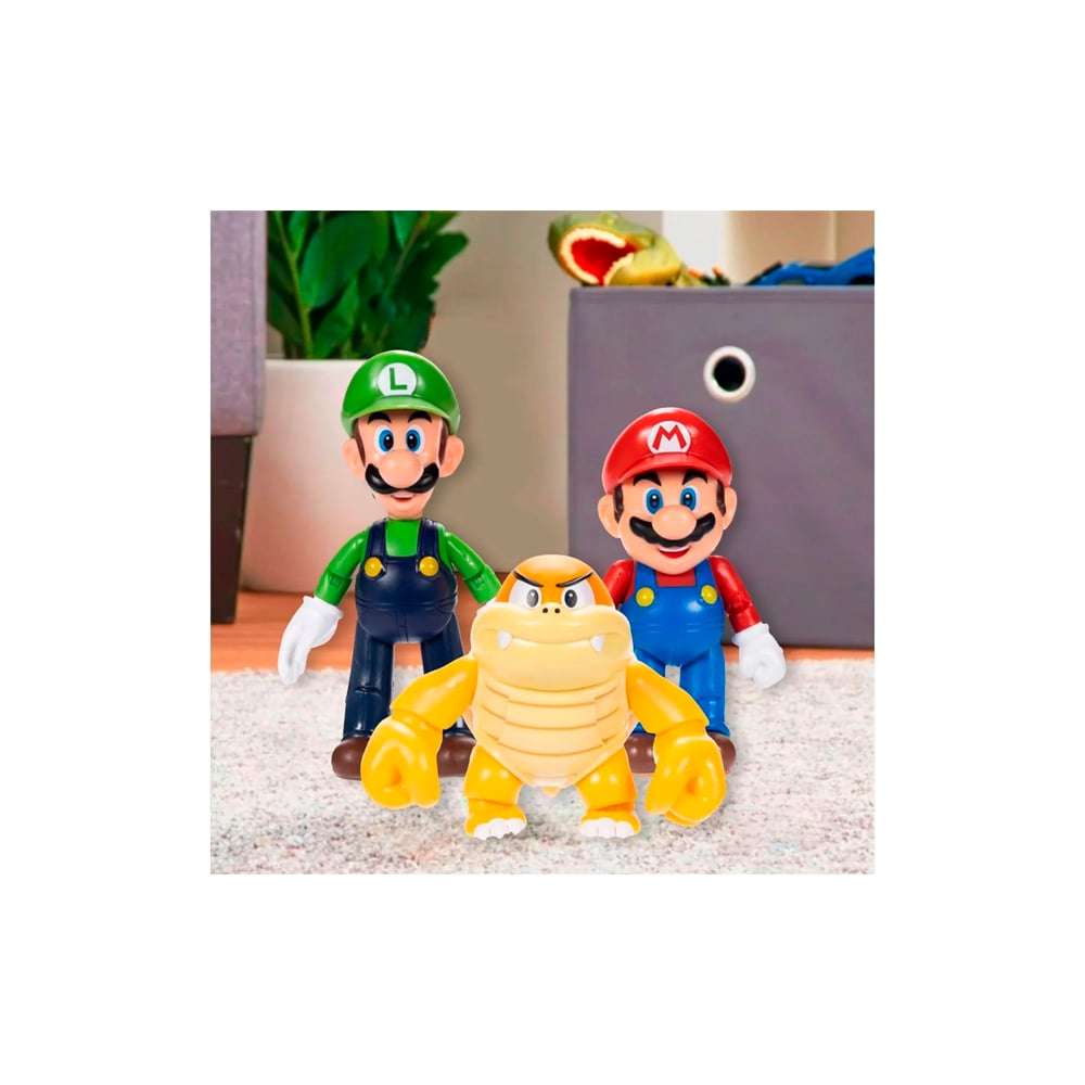 NINTENDO SET DE 3 FIGURAS DE ACCION DE MARIO LUIGI BOOM BOOM - 3