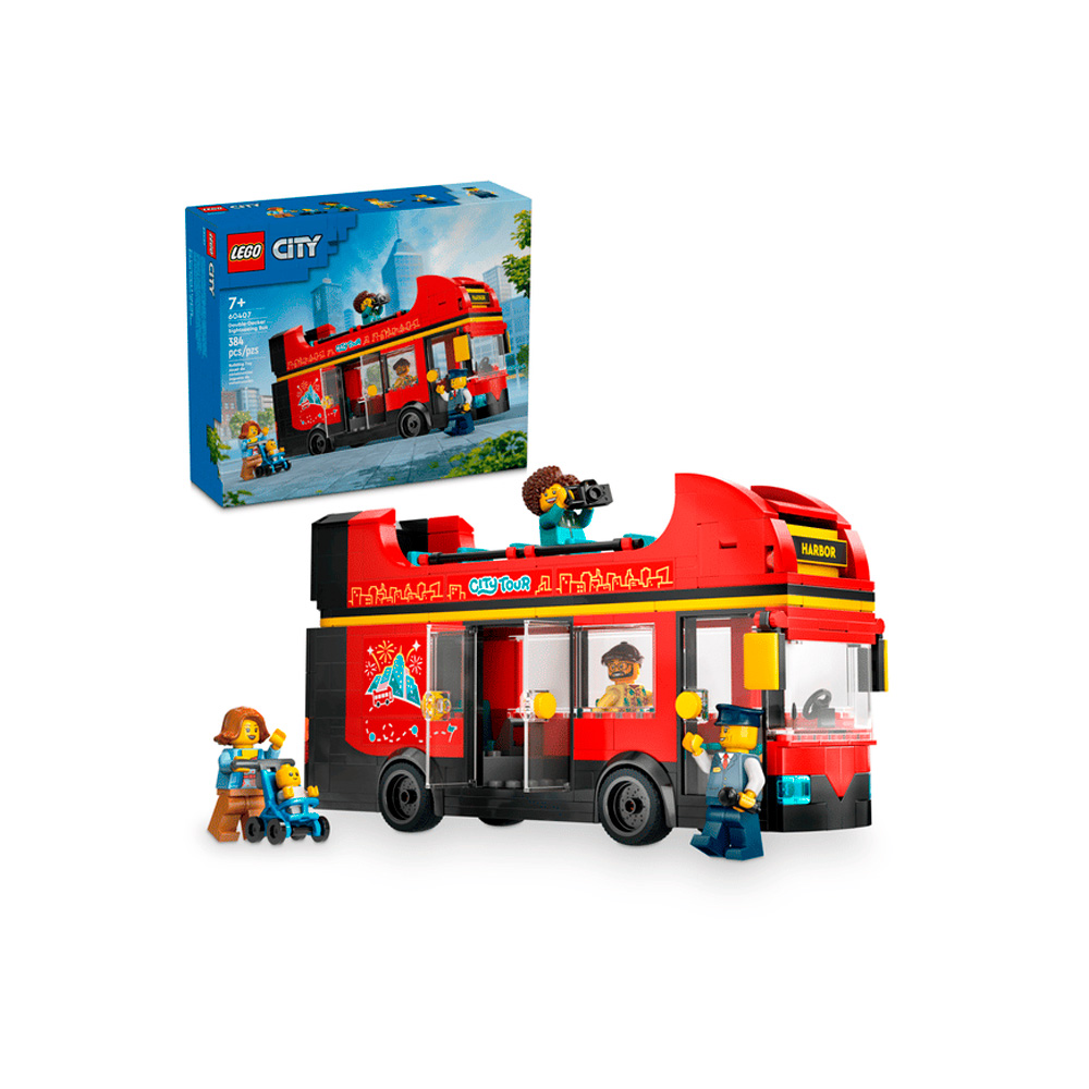 LEGO CITY RED DOUBLE DECKER SIGHTSEEING BUS 60407 - 1