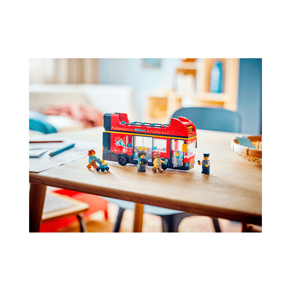 LEGO CITY RED DOUBLE DECKER SIGHTSEEING BUS 60407 - 3