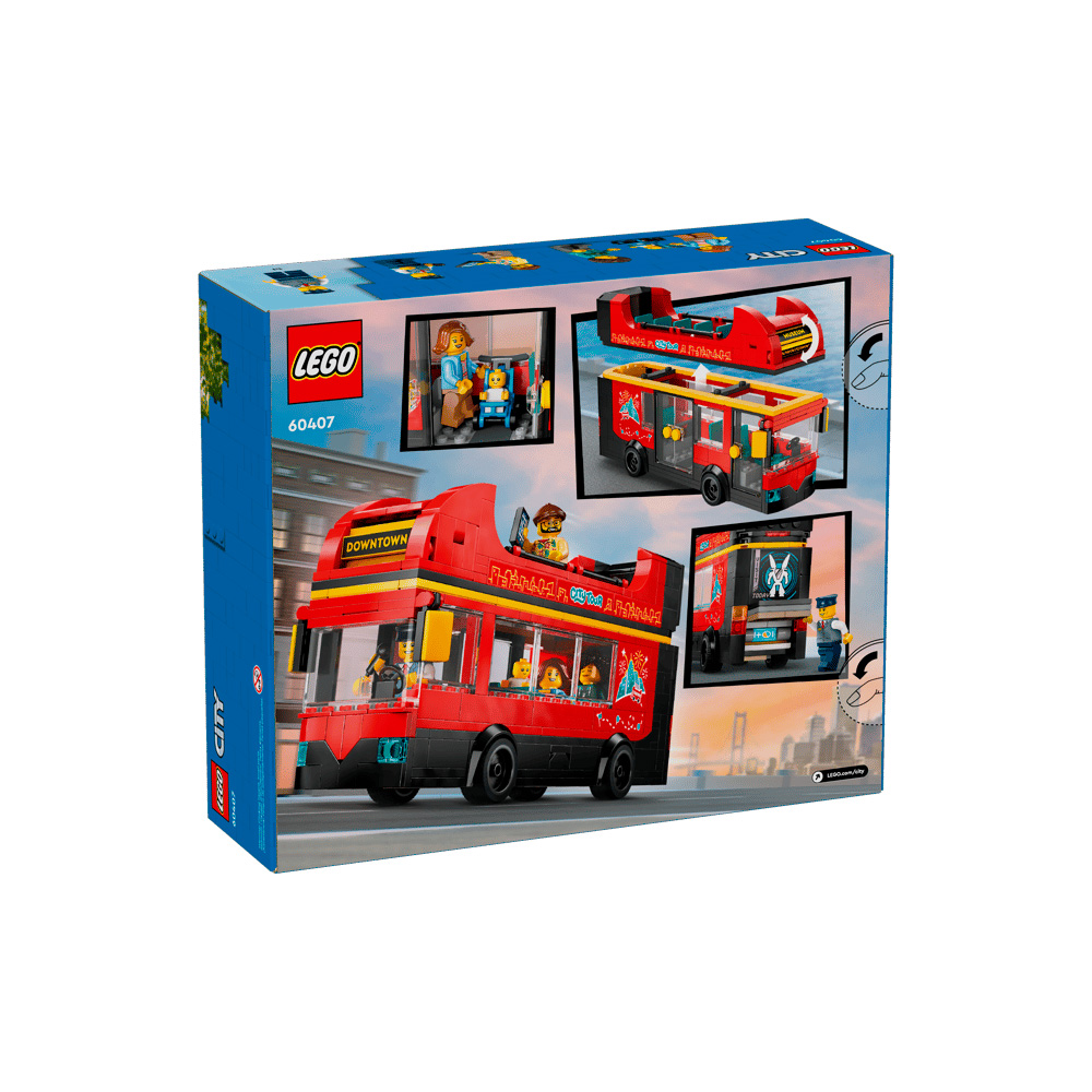 LEGO CITY RED DOUBLE DECKER SIGHTSEEING BUS 60407 - 6