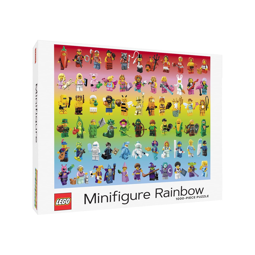 ROMPECABEZA LEGO MINIFIGURE RAINBOW 1000 PIEZAS JIGSAW - 1