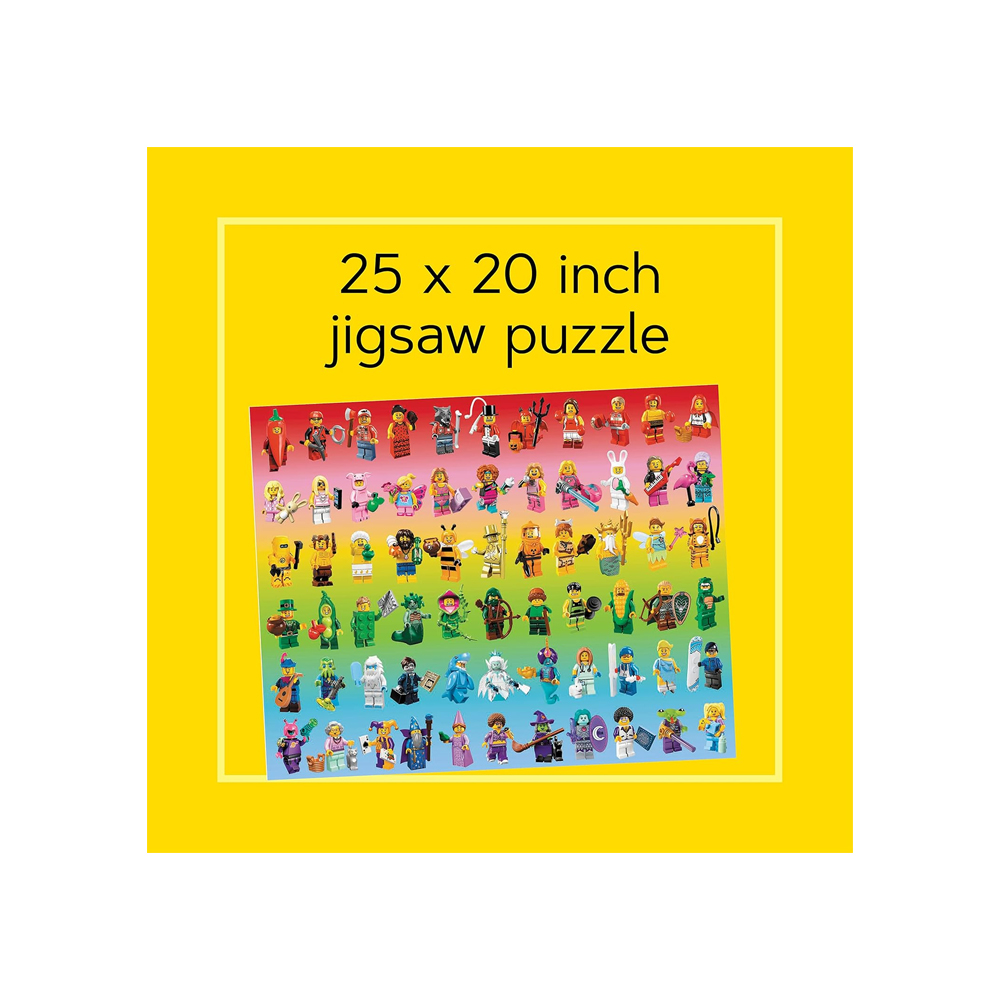 ROMPECABEZA LEGO MINIFIGURE RAINBOW 1000 PIEZAS JIGSAW - 2