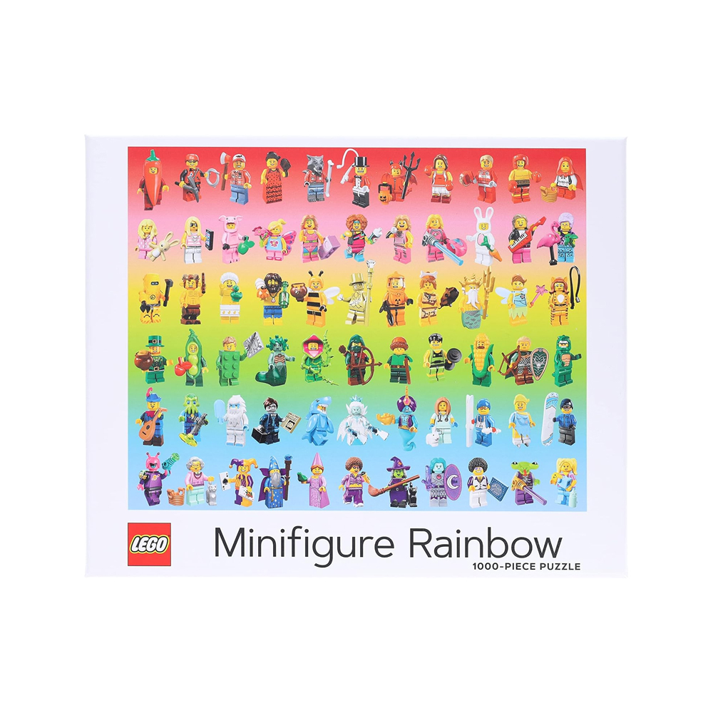 ROMPECABEZA LEGO MINIFIGURE RAINBOW 1000 PIEZAS JIGSAW - 4