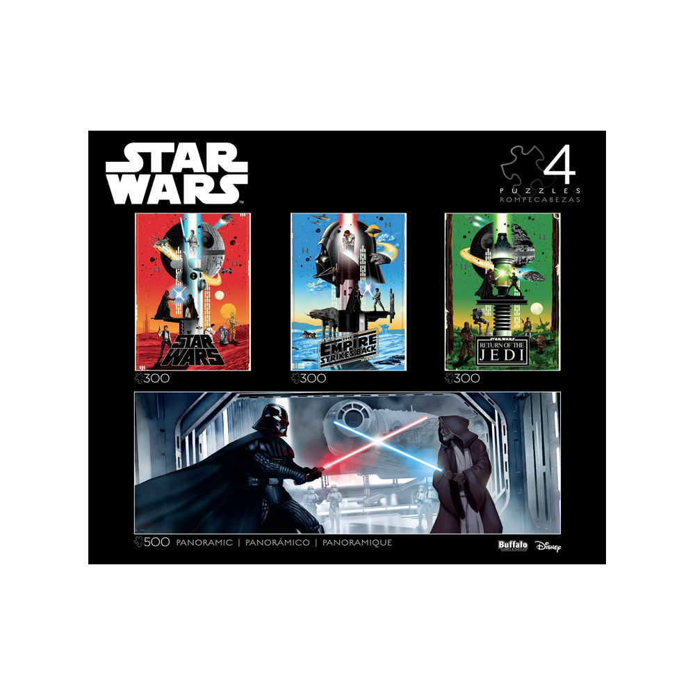 ROMPECABEZA BUFFALO GAMES STAR WARS 4 IN 1 MULTIPACK - 6