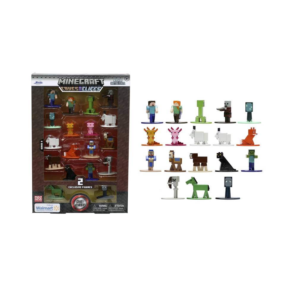 JADA MINECRAFT CAVES AND CLIFFS SERIES 8 DIE CAST 18 SET - 1