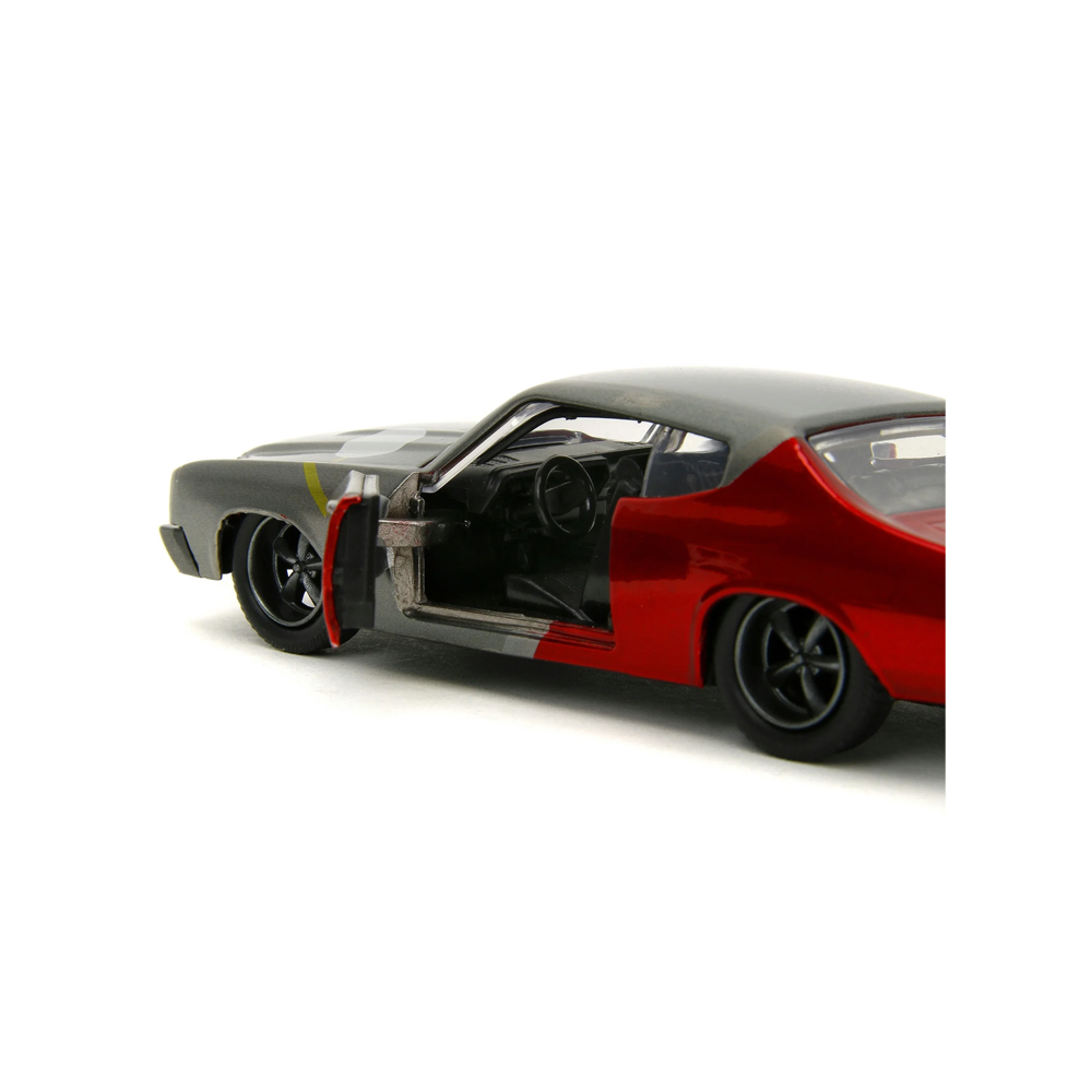 JADA TOYS THOR 1970 CHEVROLET CHEVELLE SS GRAY METALLIC - 4