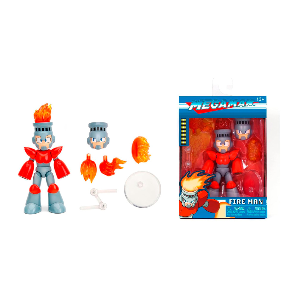JADA TOY MEGA MAN FIRE MAN ACTION - 5