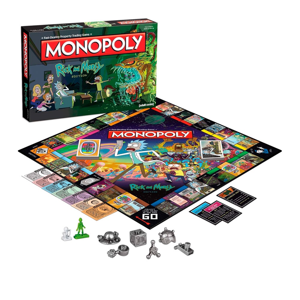 MONOPOLY RICK AND MORTY EDITION EXCLUSIVO USA - 2