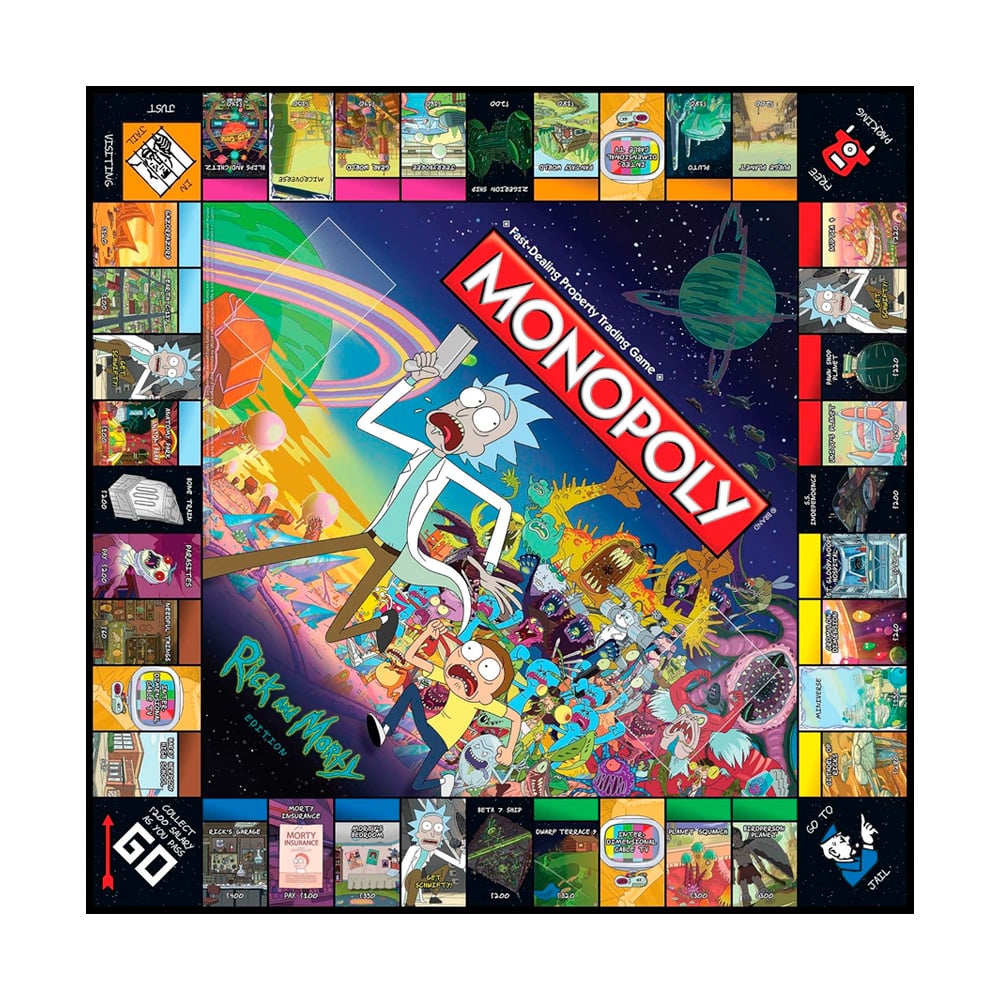 MONOPOLY RICK AND MORTY EDITION EXCLUSIVO USA - 3