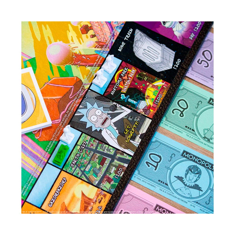 MONOPOLY RICK AND MORTY EDITION EXCLUSIVO USA - 5
