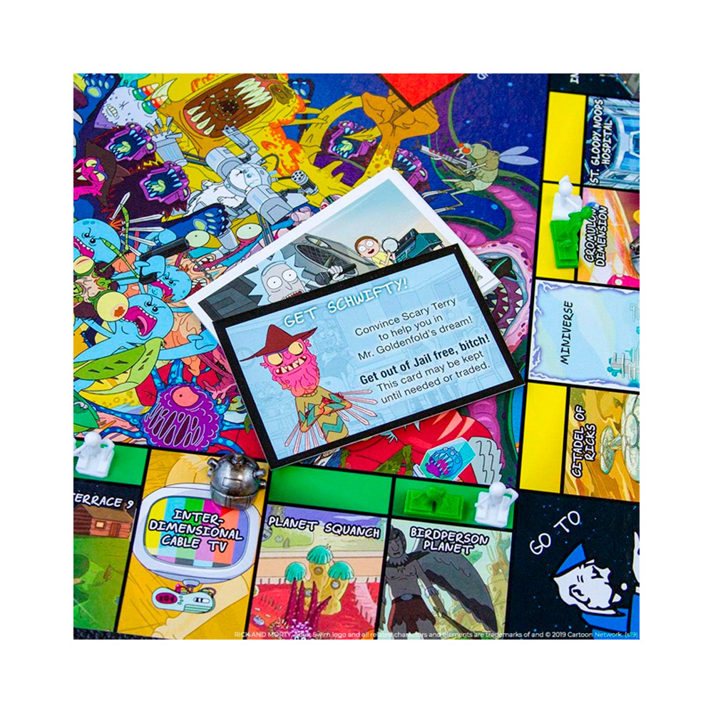MONOPOLY RICK AND MORTY EDITION EXCLUSIVO USA - 6