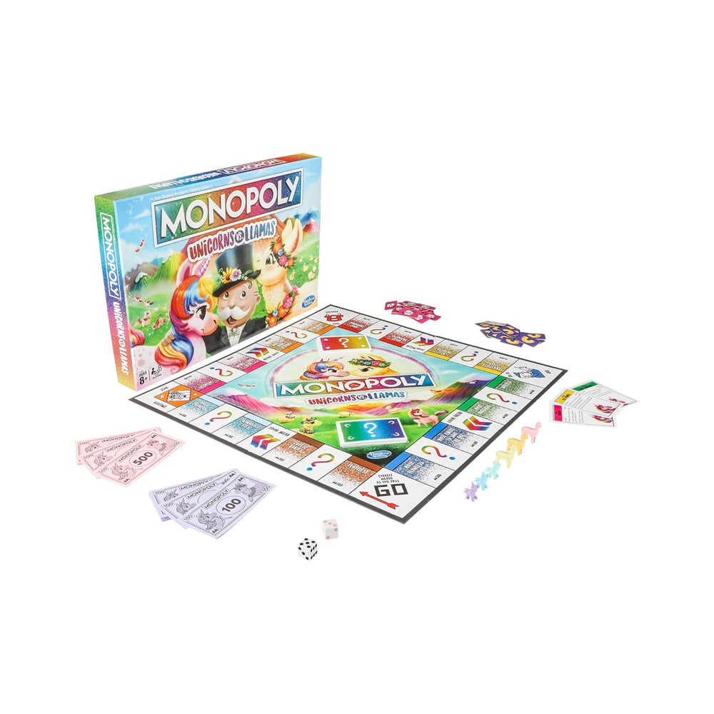 MONOPOLY UNICORNS VS LLAMAS USA EXCLUSIVE - 2