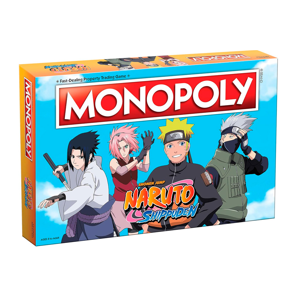 MONOPOLY NARUTO SHIPPUDEN SHONEN JUMP HASBRO - 1