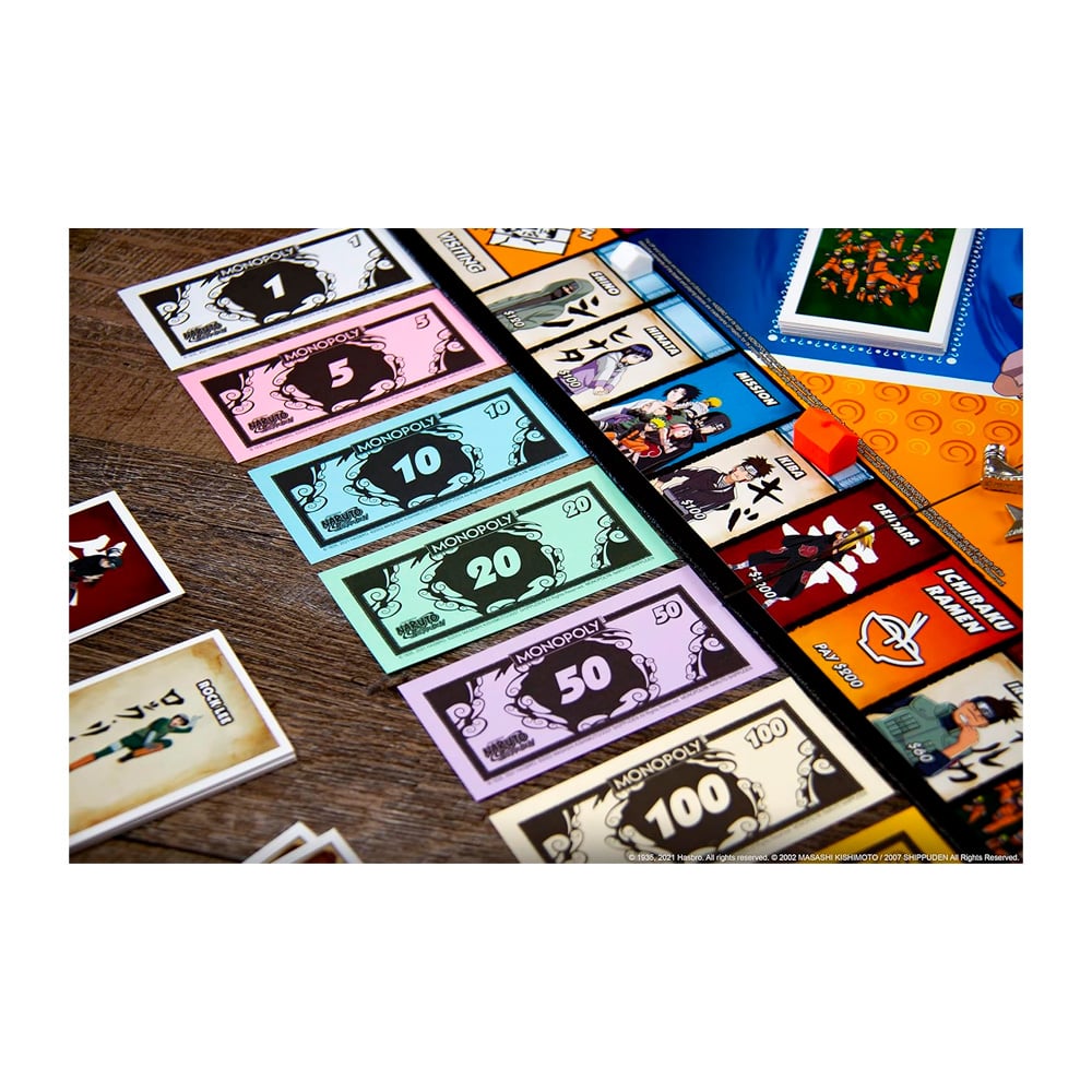 MONOPOLY NARUTO SHIPPUDEN SHONEN JUMP HASBRO - 4