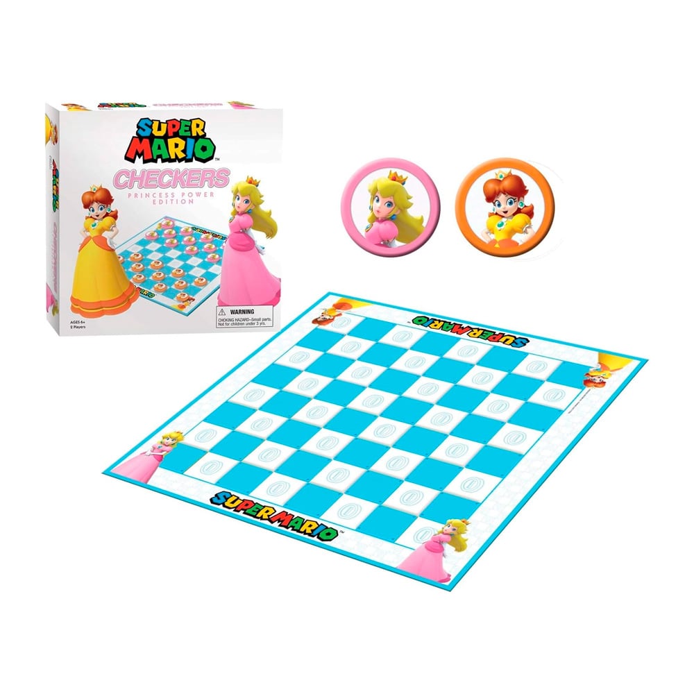 USAOPOLY SUPER MARIO CHECKERS PRINCESS POWER EDITION - 1