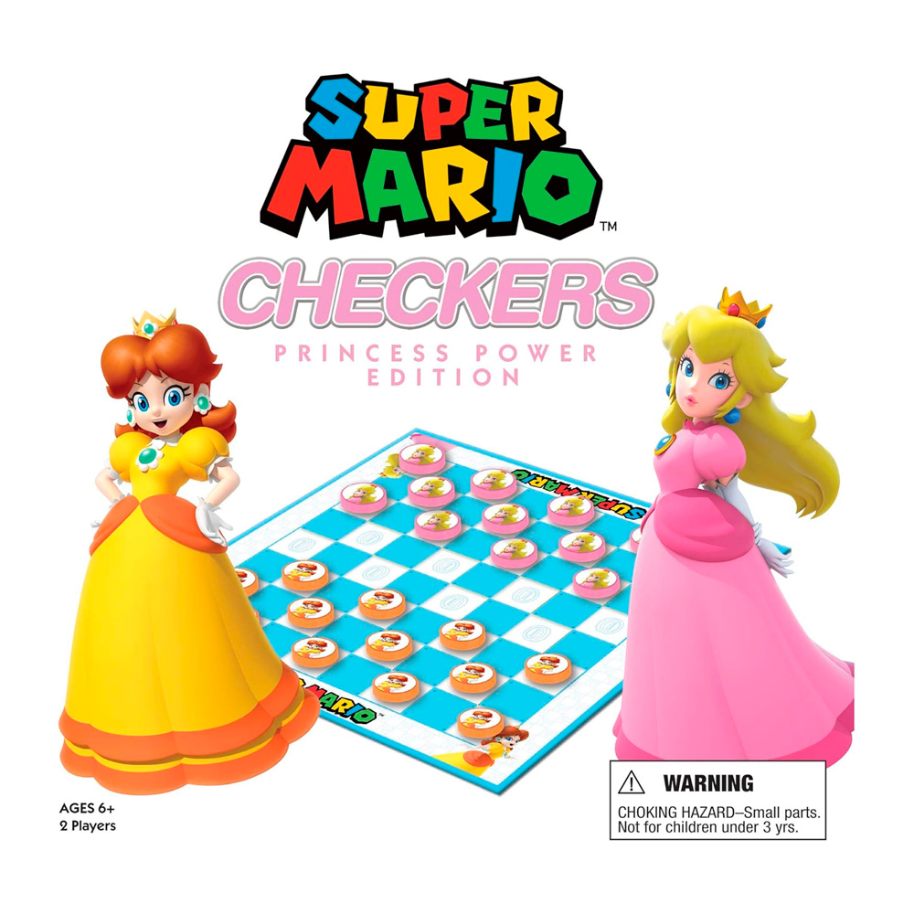 USAOPOLY SUPER MARIO CHECKERS PRINCESS POWER EDITION - 3