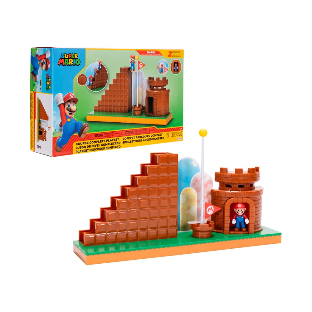 PLAYSET SUPER MARIO NINTENDO FIGURA INTERACTIVA CASTILLO - 1
