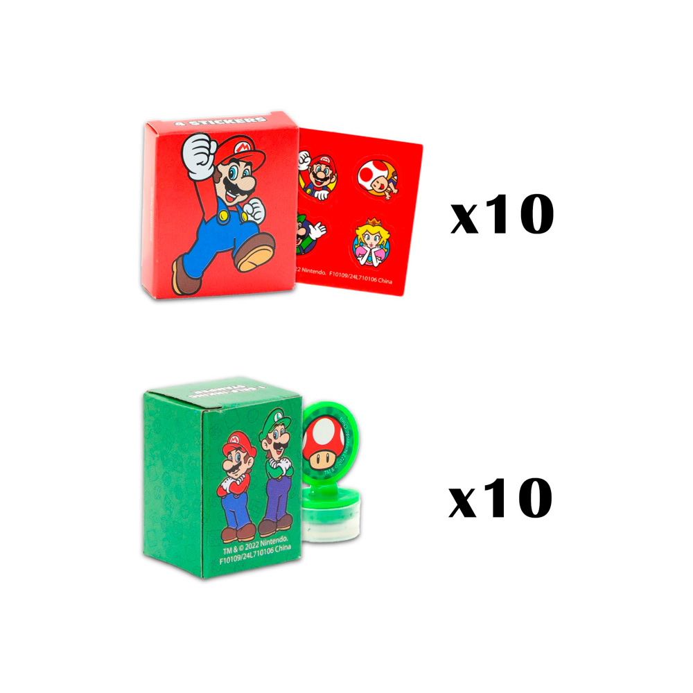 PAQUETE FIESTA SUPER MARIO CON RECUERDOS PARA 20 INVITADOS - 2