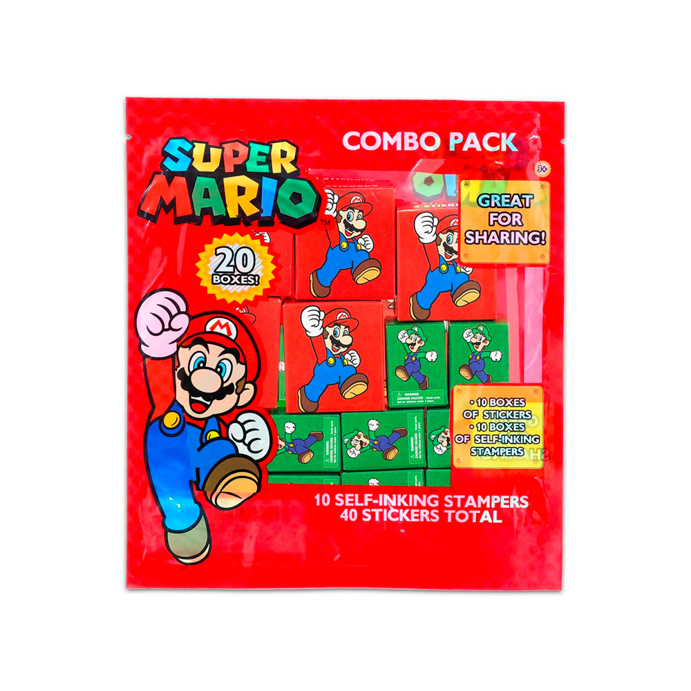 PAQUETE FIESTA SUPER MARIO CON RECUERDOS PARA 20 INVITADOS - 3