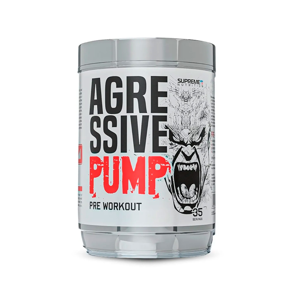 SUPREME NUTRITION PRE ENTRENO AGRESSIVE PUMP 350 FRUIT PUNCH - 1