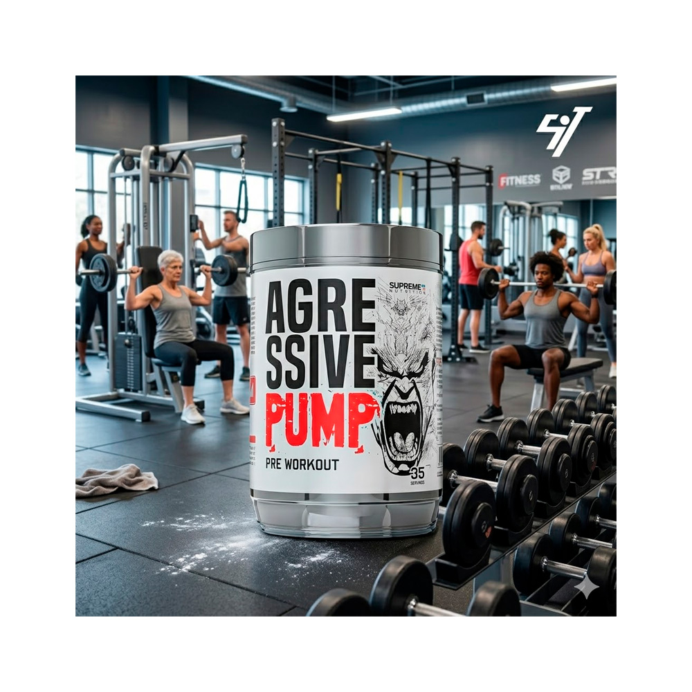 SUPREME NUTRITION PRE ENTRENO AGRESSIVE PUMP 350 FRUIT PUNCH - 2