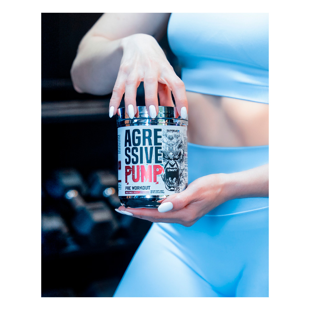 SUPREME NUTRITION PRE ENTRENO AGRESSIVE PUMP 350 FRUIT PUNCH - 3