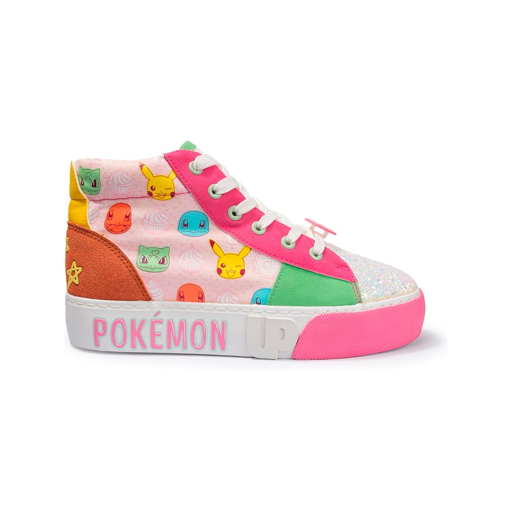 ZAPATILLAS ALTAS DE PIKACHU DE POKEMON PARA NIÑOS TALLA 6 - 2