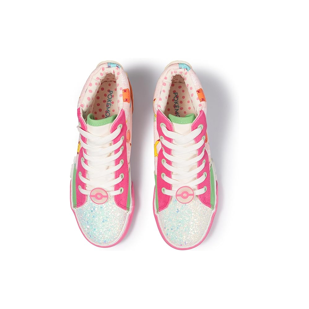 ZAPATILLAS ALTAS DE PIKACHU DE POKEMON PARA NIÑOS TALLA 7 - 4