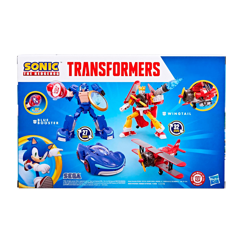 SET SONIC THE HEDGEHOG X TRANSFORMERS WINGTAIL - 5