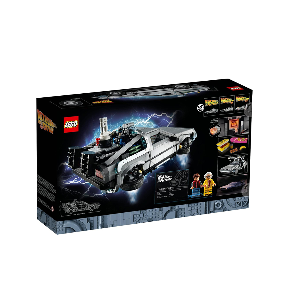 LEGO ICONS BACK TO THE FUTURE TIME MACHINE 10300 - 6